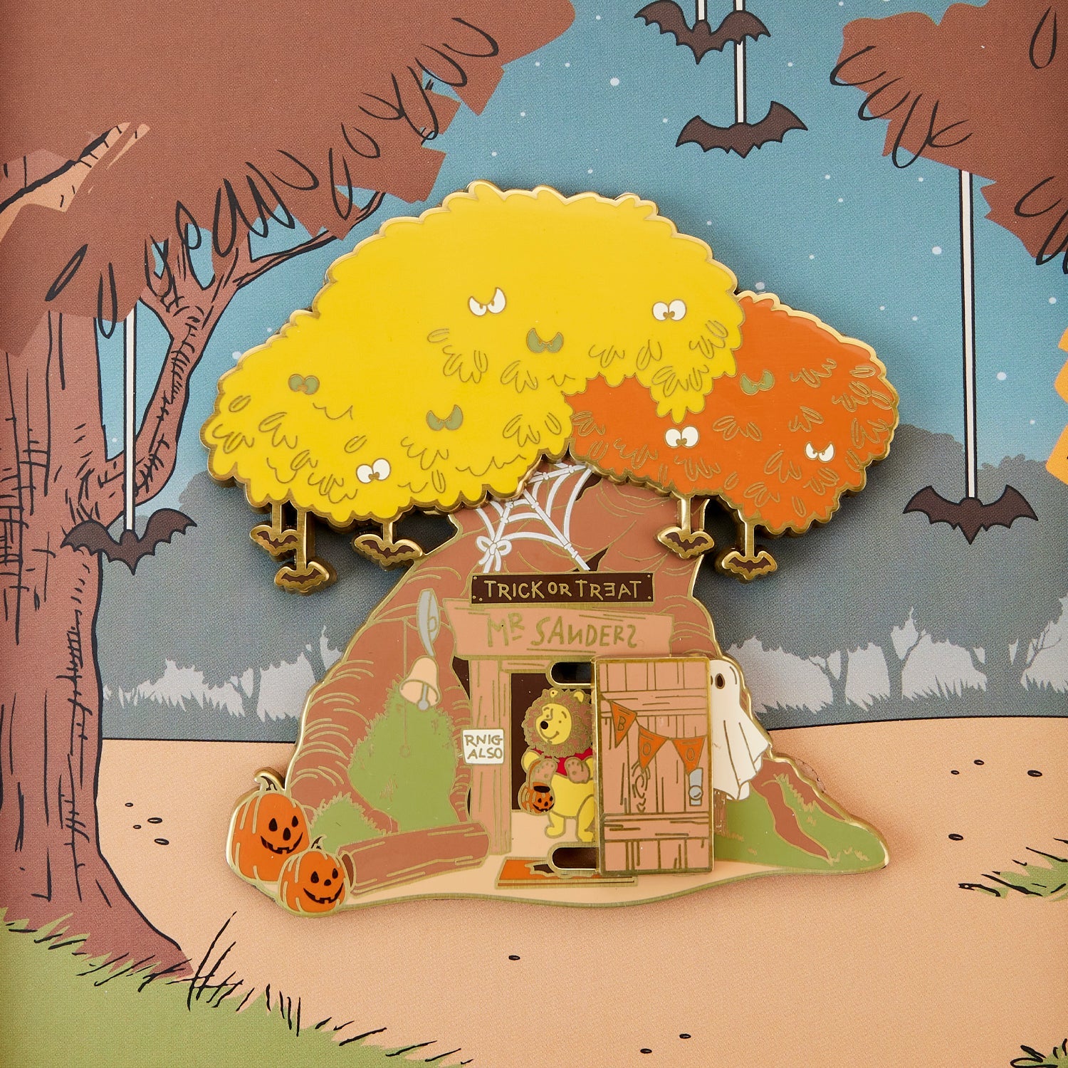 Loungefly x Disney Winnie The Pooh Ltd Ed Halloween 3 Inch Sliding Pin - Image 4