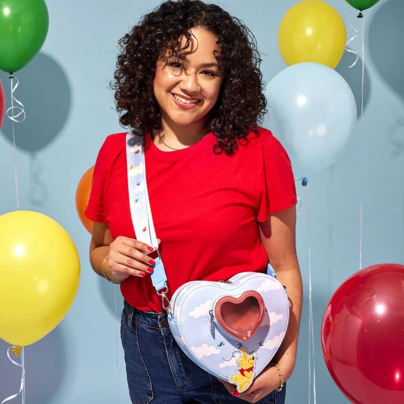 Loungefly x Disney Winnie the Pooh Heart Balloon Crossbody Bag - Image 2