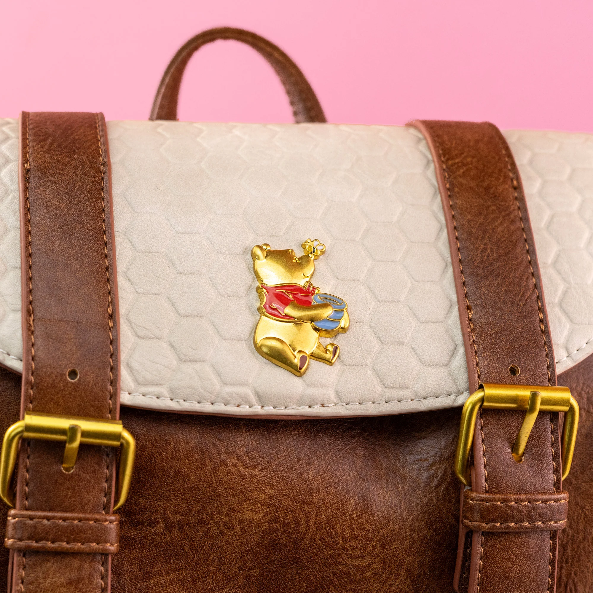 Loungefly x Disney Winnie the Pooh Honeycomb Flap Mini Backpack - Image 2