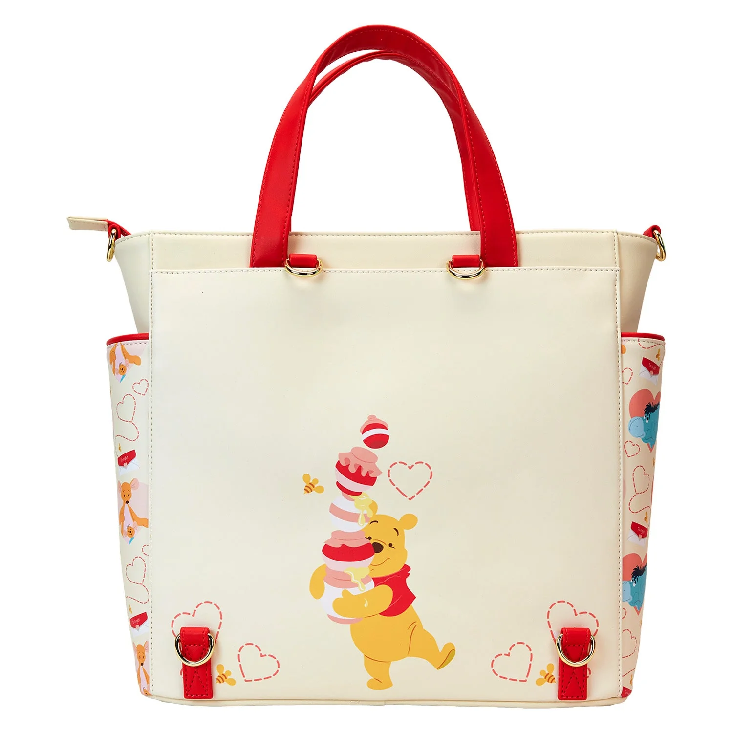 Loungefly x Disney Winnie the Pooh Love Convertible Backpack and Tote Bag - Image 4