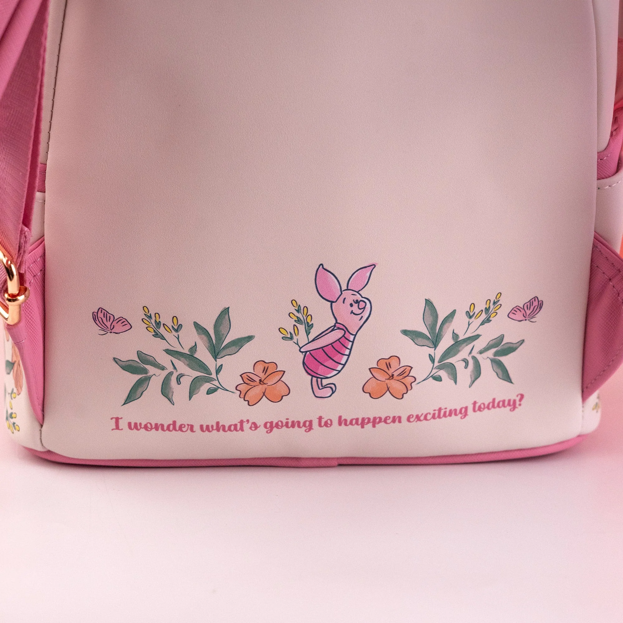 Loungefly x Disney Winnie the Pooh Piglet Floral Mini Backpack - Image 6