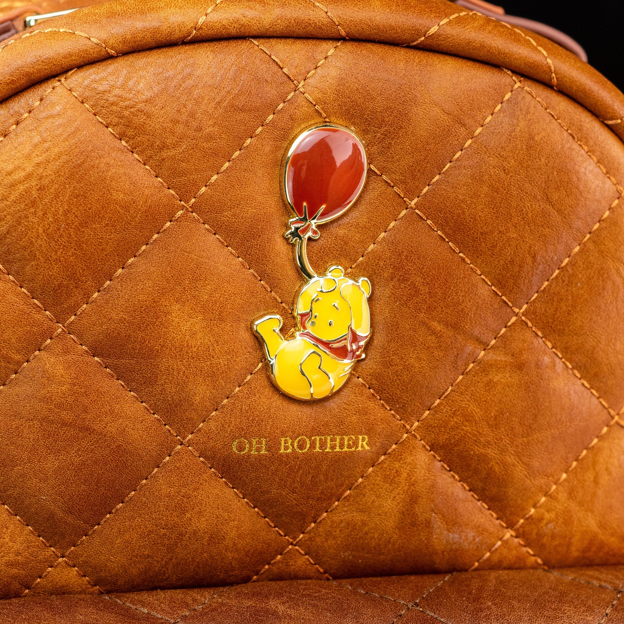 Loungefly x Disney Winnie the Pooh Quilted Mini Backpack - Image 2