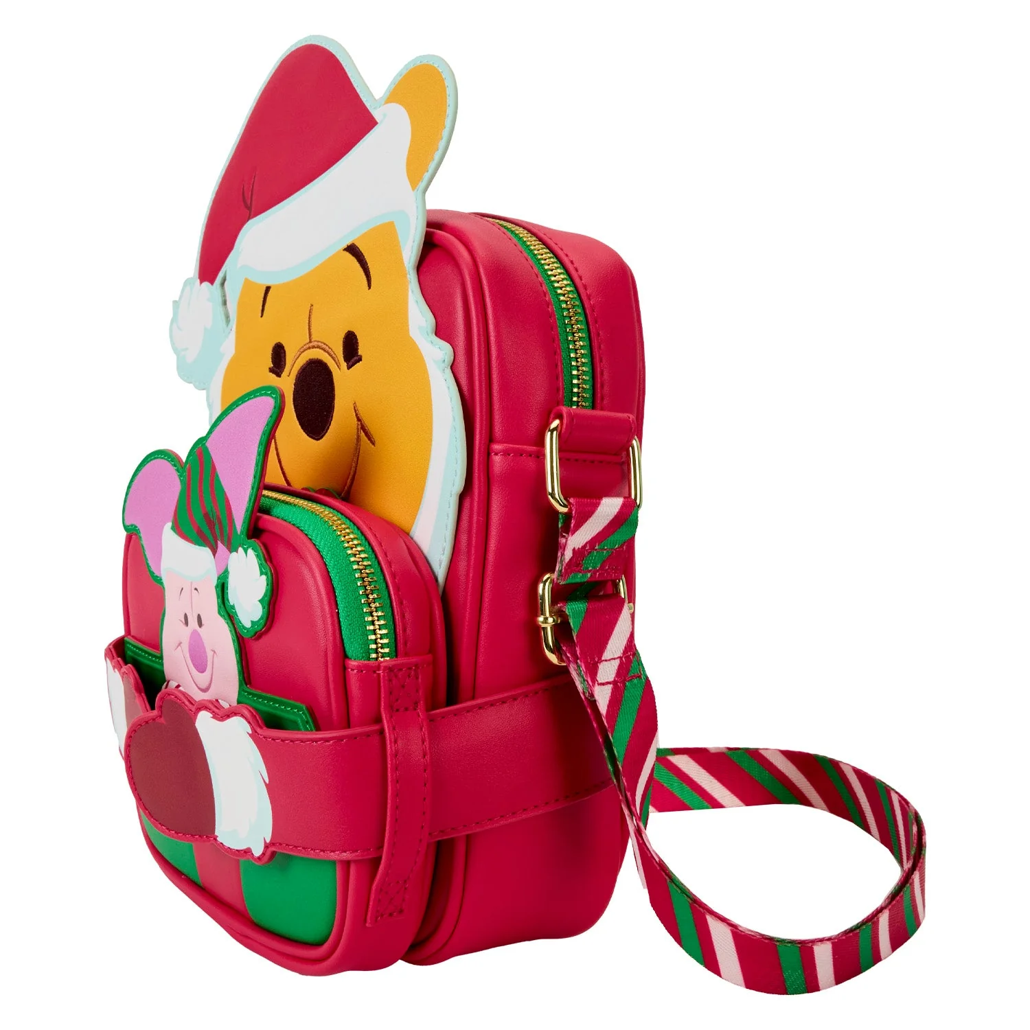 Loungefly x Disney Winnie the Pooh Santa Pooh Crossbuddies Bag - Image 4