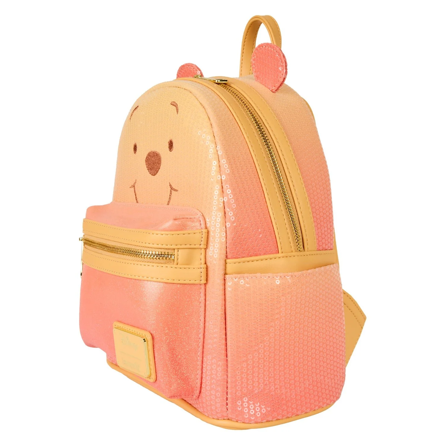 Loungefly x Disney Winnie The Pooh Sequin Glitter Mini Backpack - Image 2