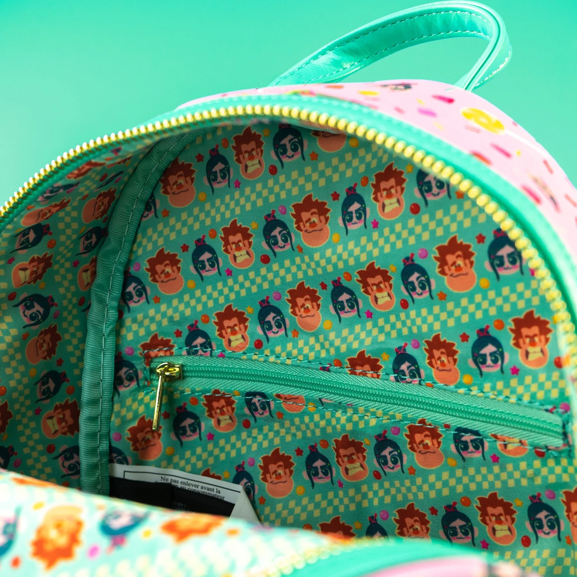 Loungefly x Disney Wreck It Ralph Vanellope AOP Mini Backpack - Image 5