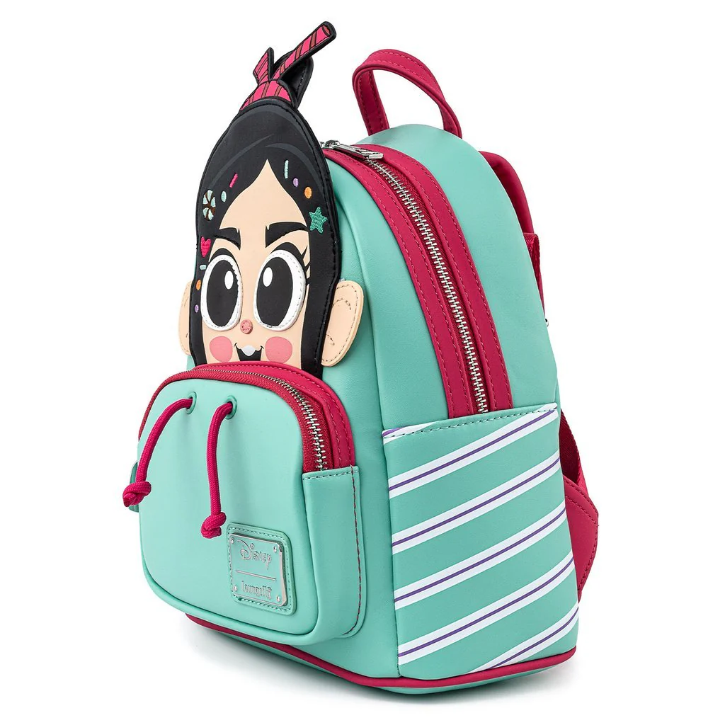 Loungefly x Disney Wreck It Ralph Vanellope Cosplay Mini Backpack - Image 4