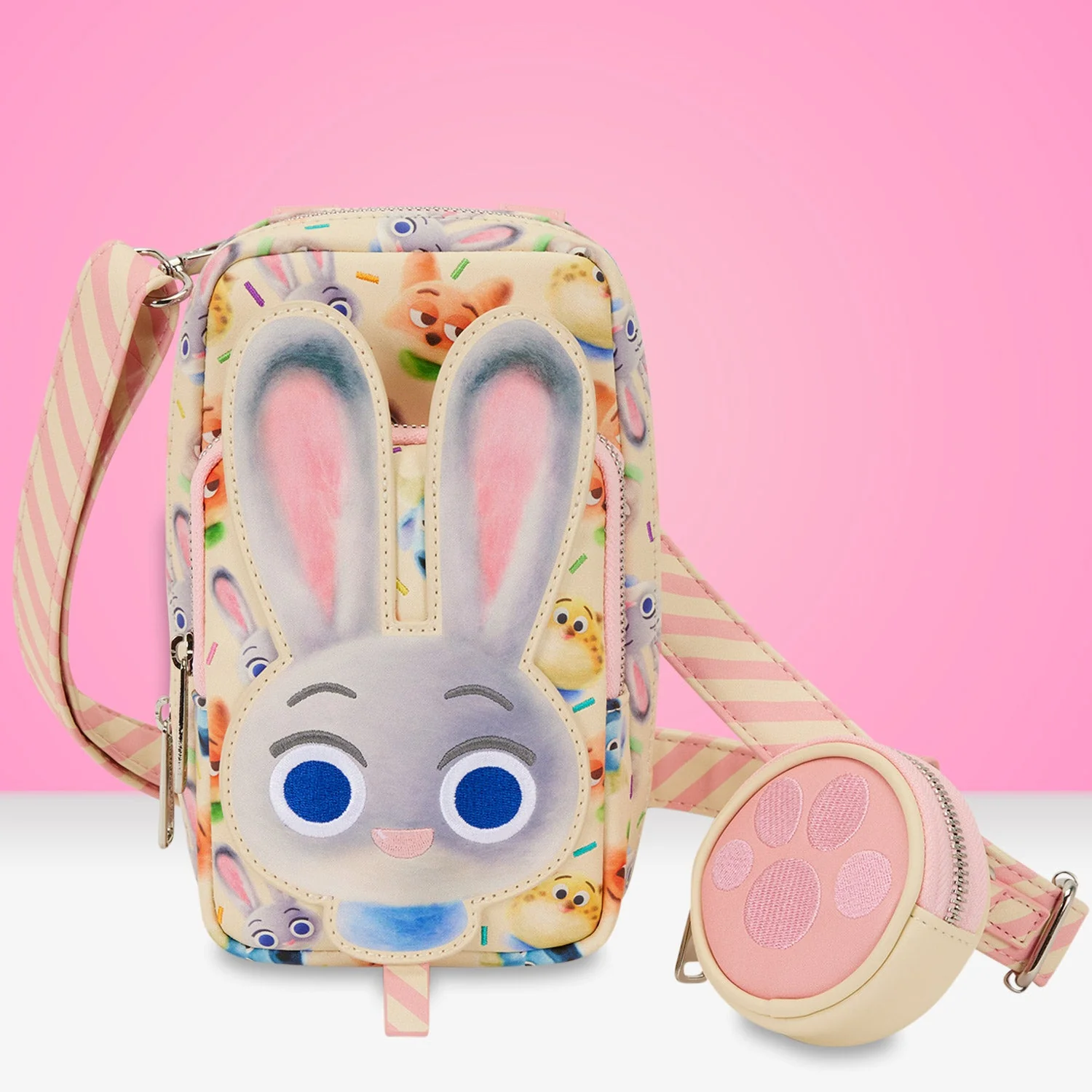 Loungefly x Disney Zootopia 2 Mobile Phone Crossbody Bag With Coin Bag - Image 2