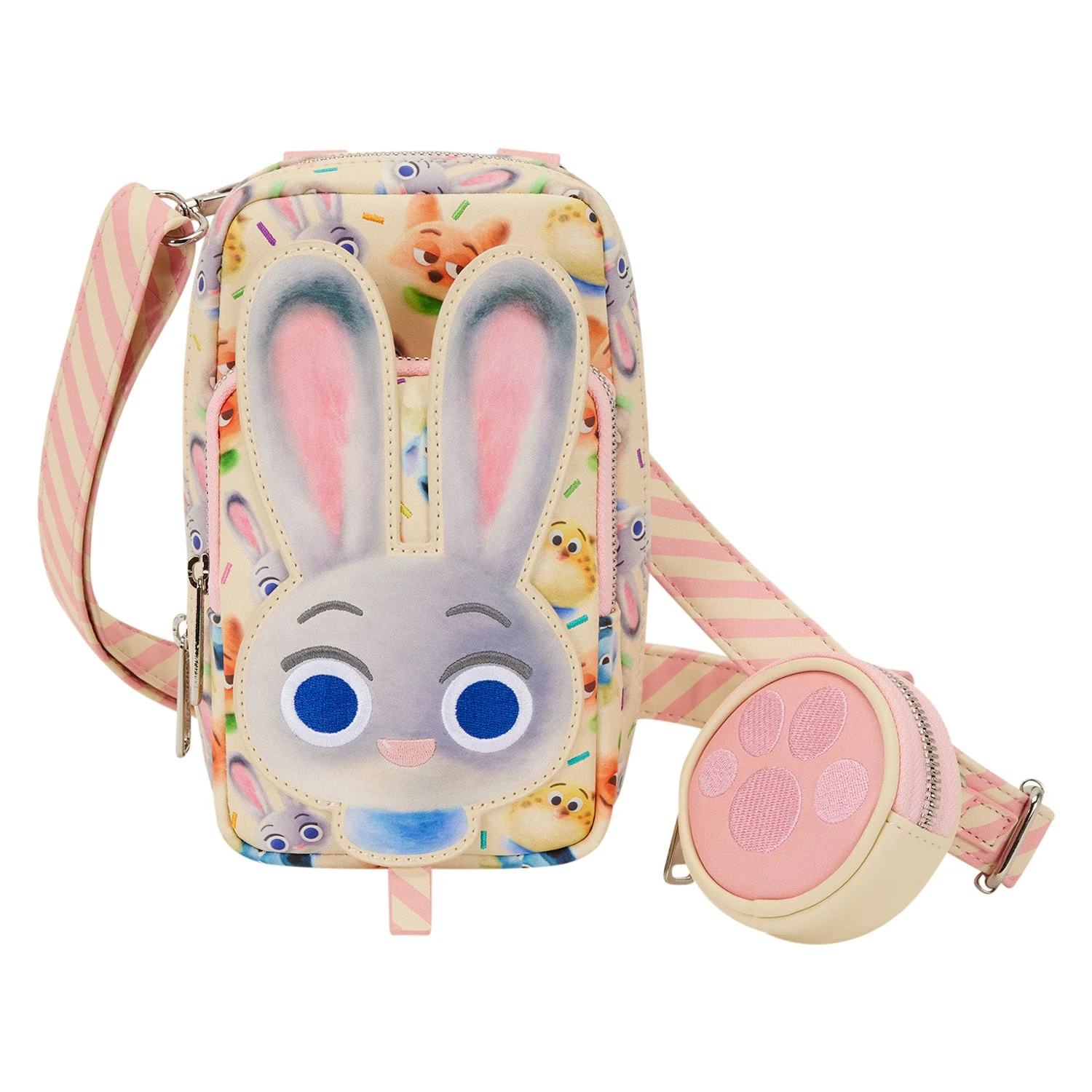 Loungefly x Disney Zootopia 2 Mobile Phone Crossbody Bag With Coin Bag - Image 3