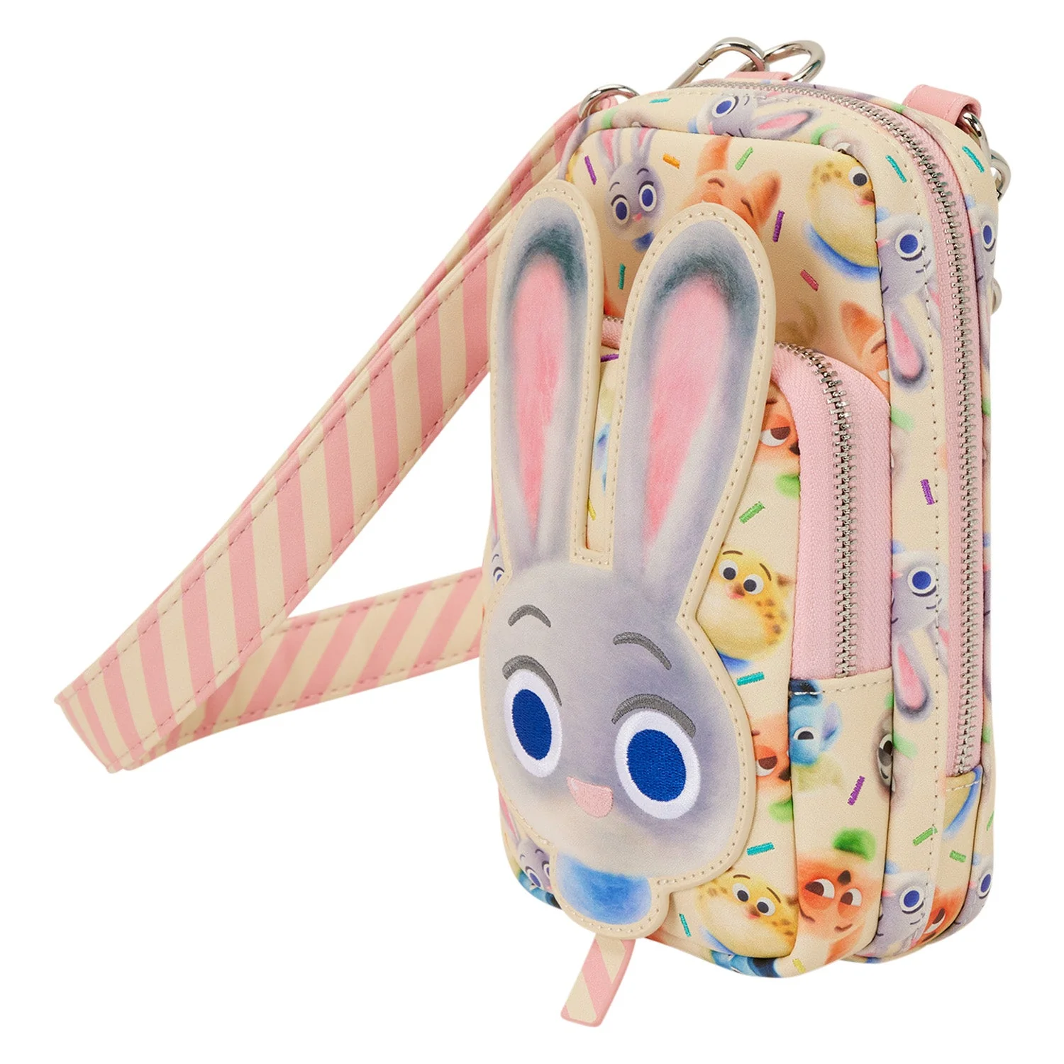 Loungefly x Disney Zootopia 2 Mobile Phone Crossbody Bag With Coin Bag - Image 4