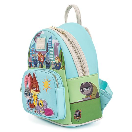 Loungefly x Disney Zootopia Chibi Group Mini Backpack - Image 3