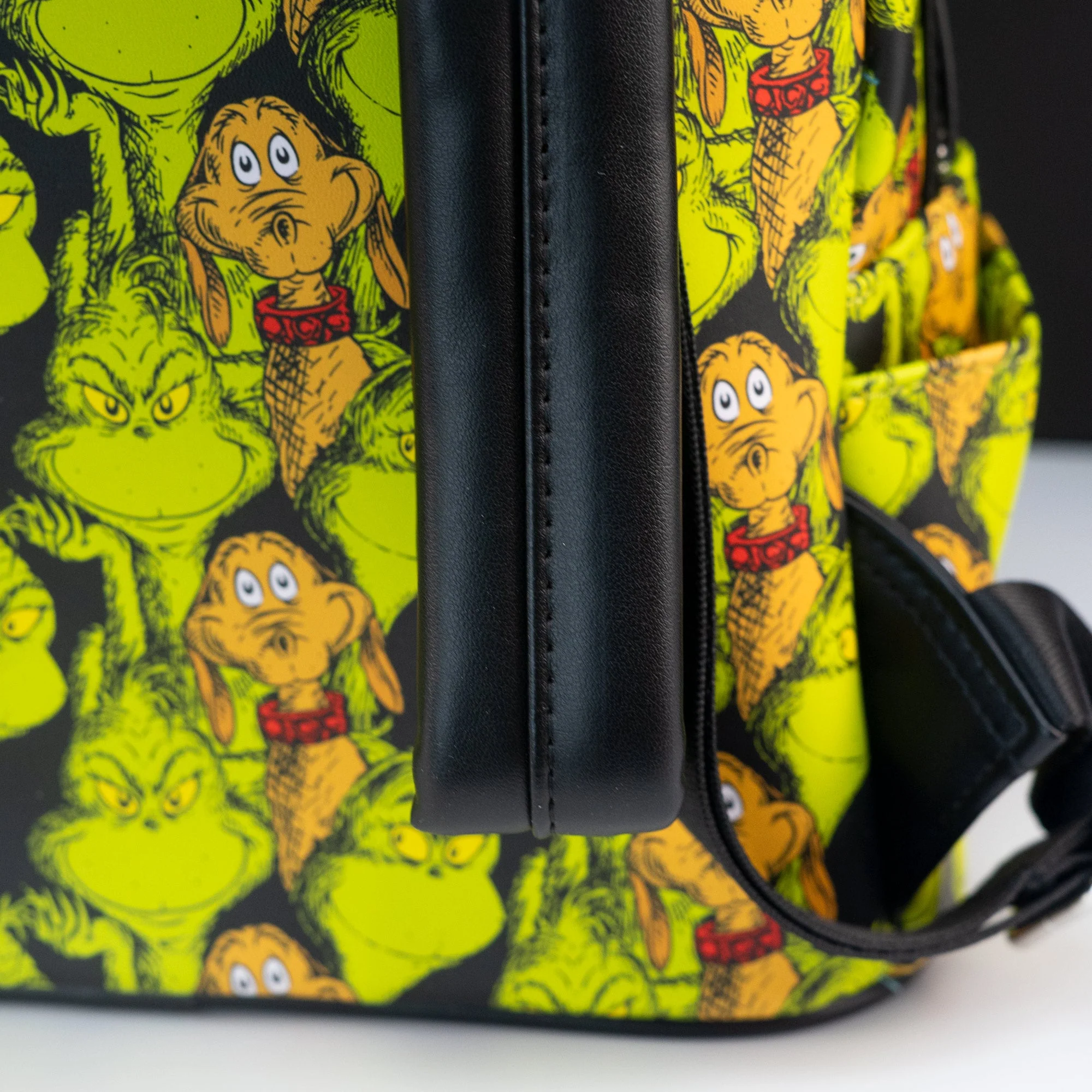 Loungefly x Dr Seuss The Grinch and Max AOP Mini Backpack - Image 3