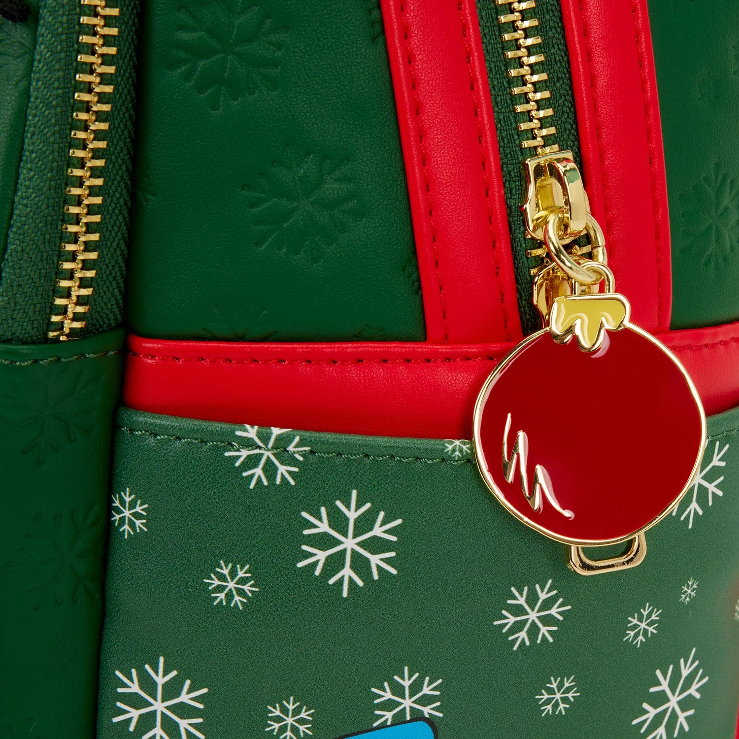Loungefly x Dr. Seuss The Grinch Christmas Tree Mini Backpack - Image 3