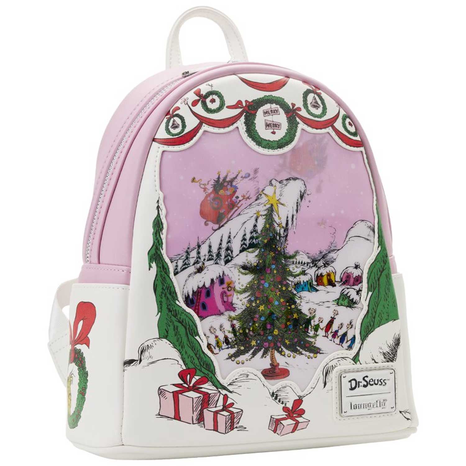 Loungefly x Dr Seuss Grinch Whoville Mini Backpack - Image 2