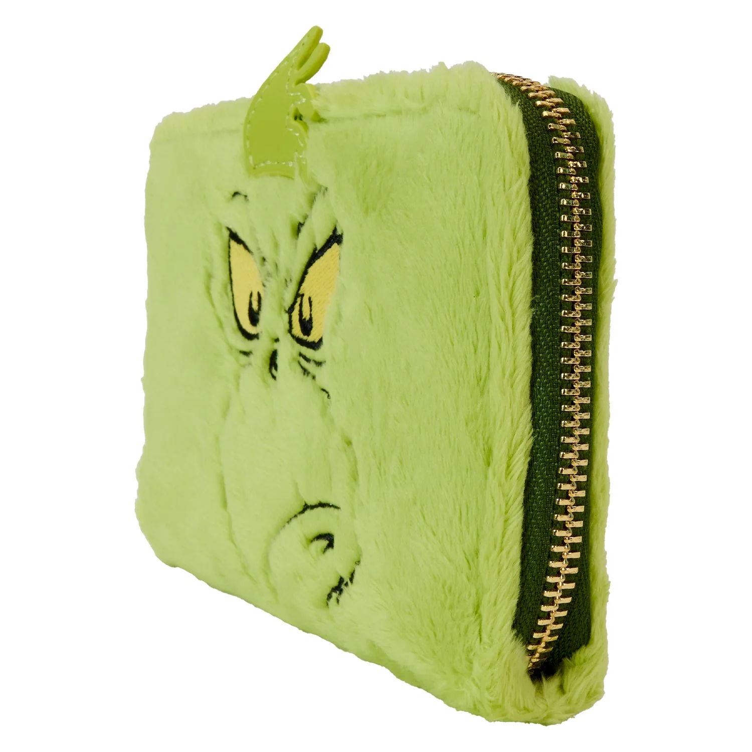 Loungefly x Dr Seuss Plush Grinch Glow Cosplay Zip Around Wallet - Image 2