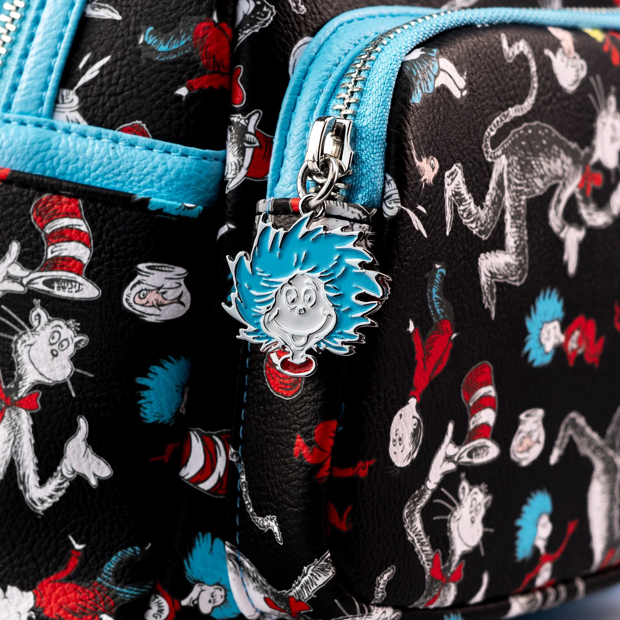 Loungefly x Dr. Seuss The Cat in the Hat AOP Mini Backpack - Image 2