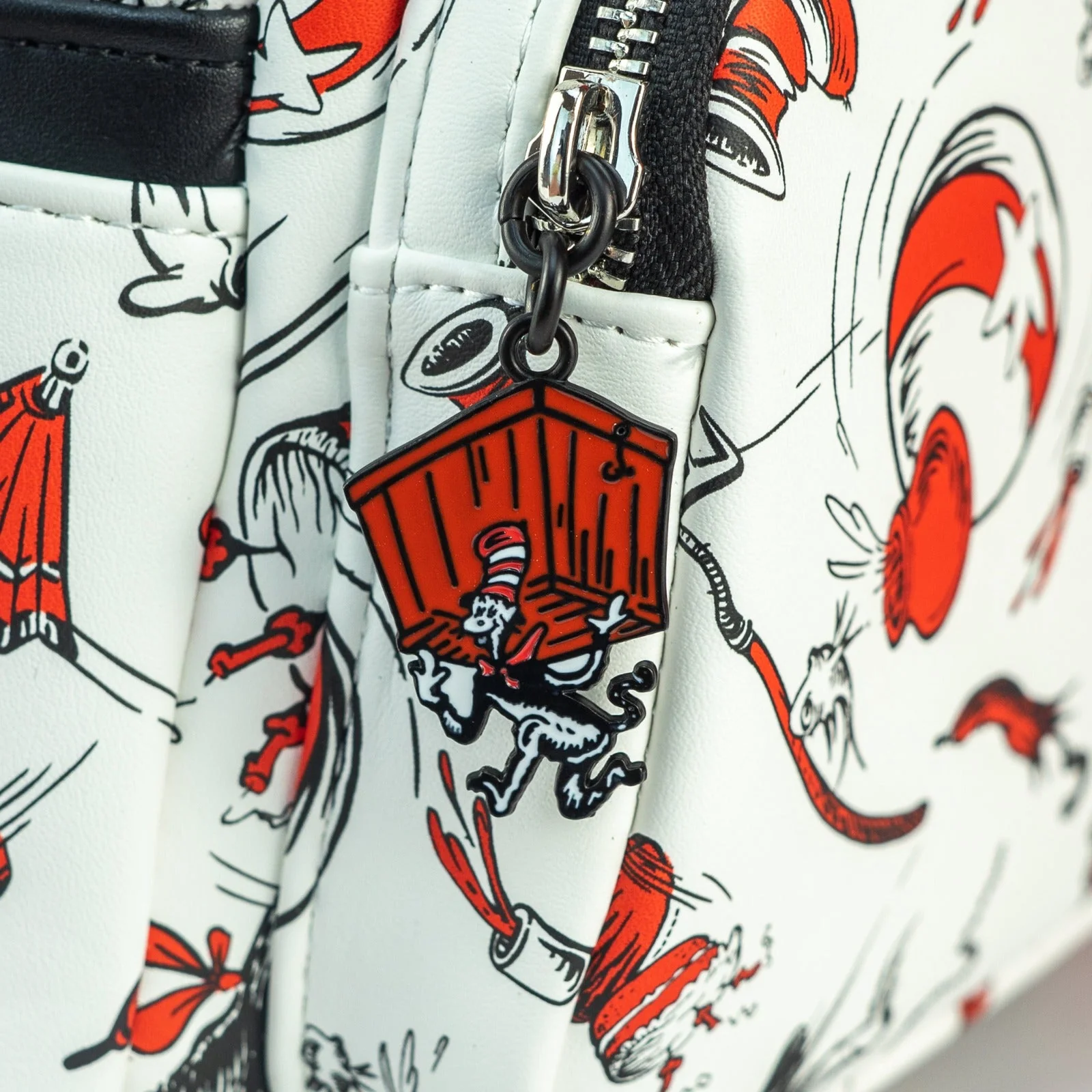 Loungefly x Dr Seuss The Cat In The Hat AOP Mini Backpack - Image 3
