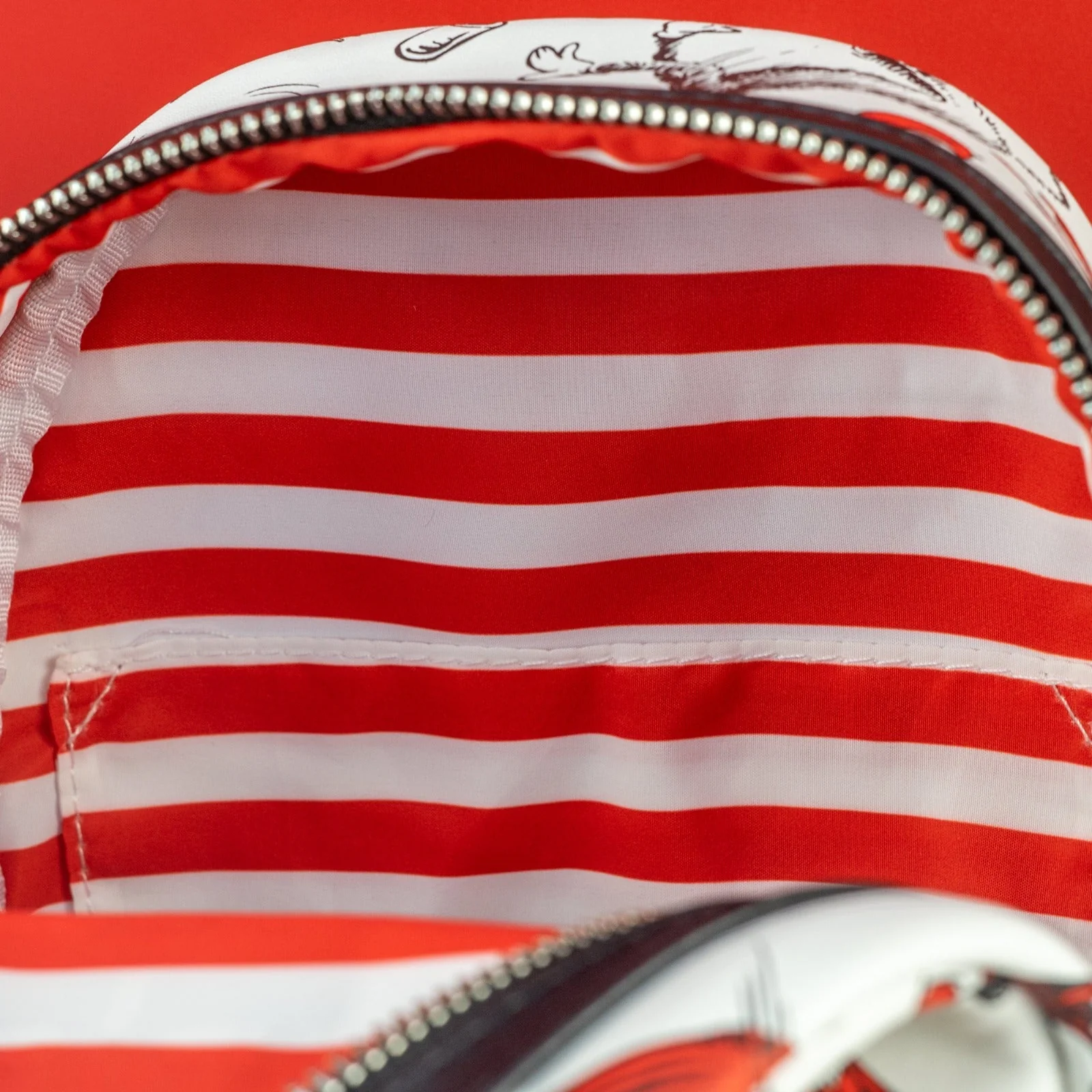 Loungefly x Dr Seuss The Cat In The Hat AOP Mini Backpack - Image 5