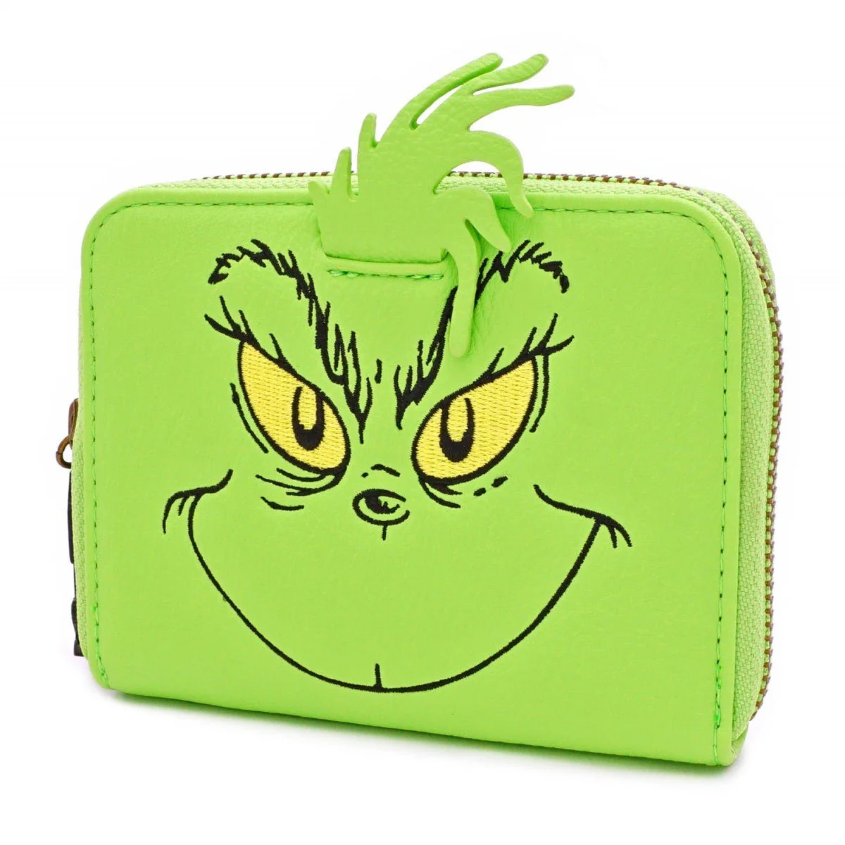 Loungefly X Dr. Seuss The Grinch Cosplay Zip Around Purse
