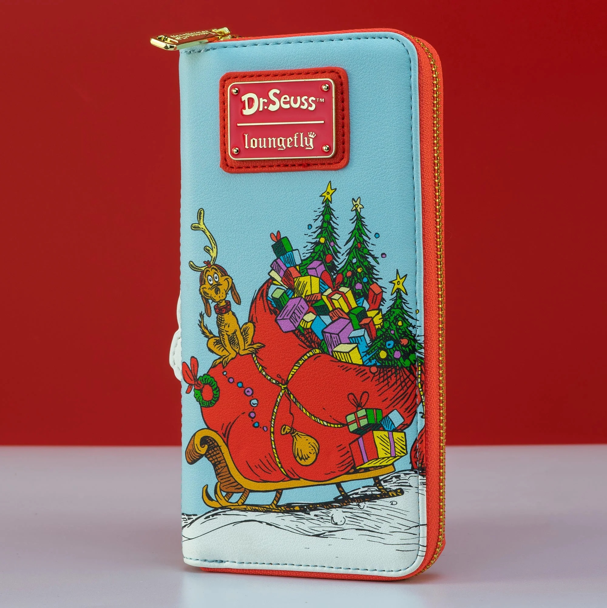 Loungefly x Dr Seuss The Grinch Loves the Holidays Purse - Image 2