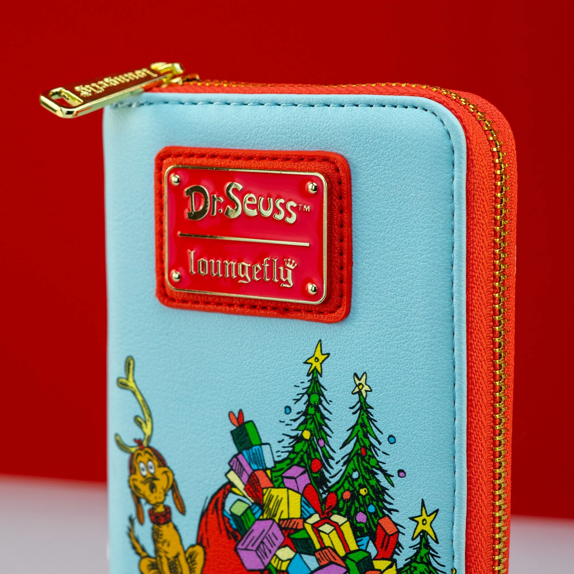 Loungefly x Dr Seuss The Grinch Loves the Holidays Purse - Image 3