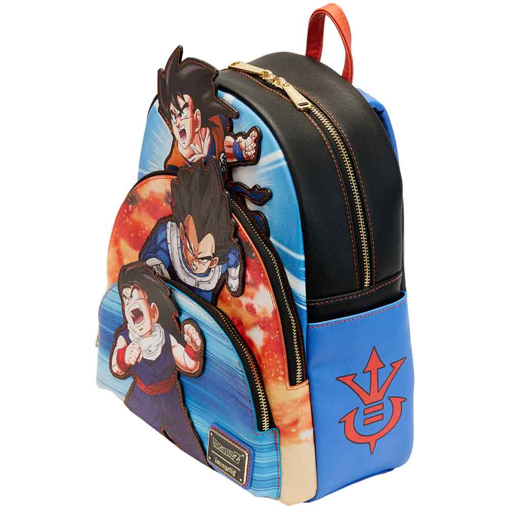 Loungefly x Dragon Ball Z Triple Pocket Mini Backpack - Image 2