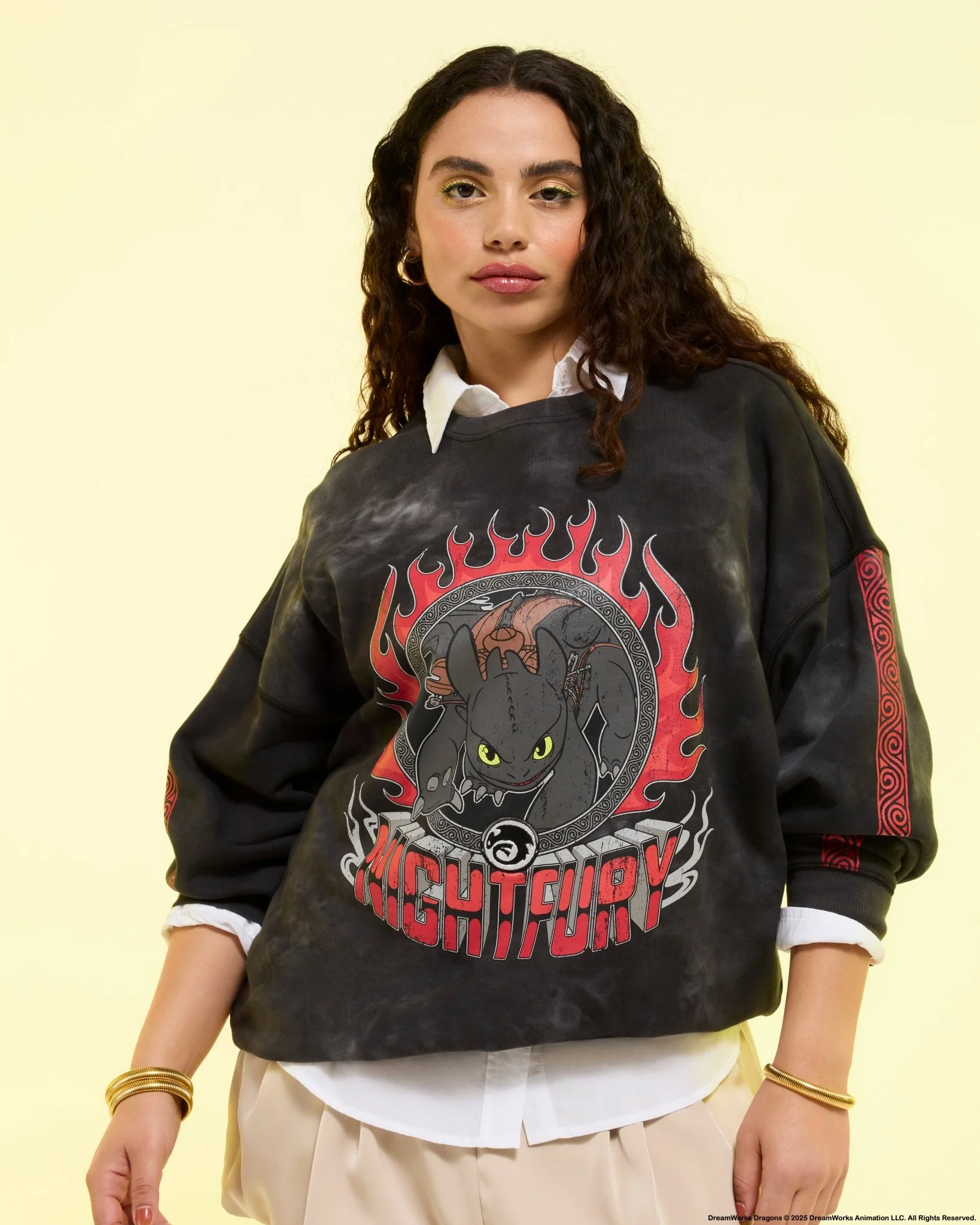 Loungefly x Dreamworks How To Train Your Dragon Crewneck Sweatshirt - Image 2