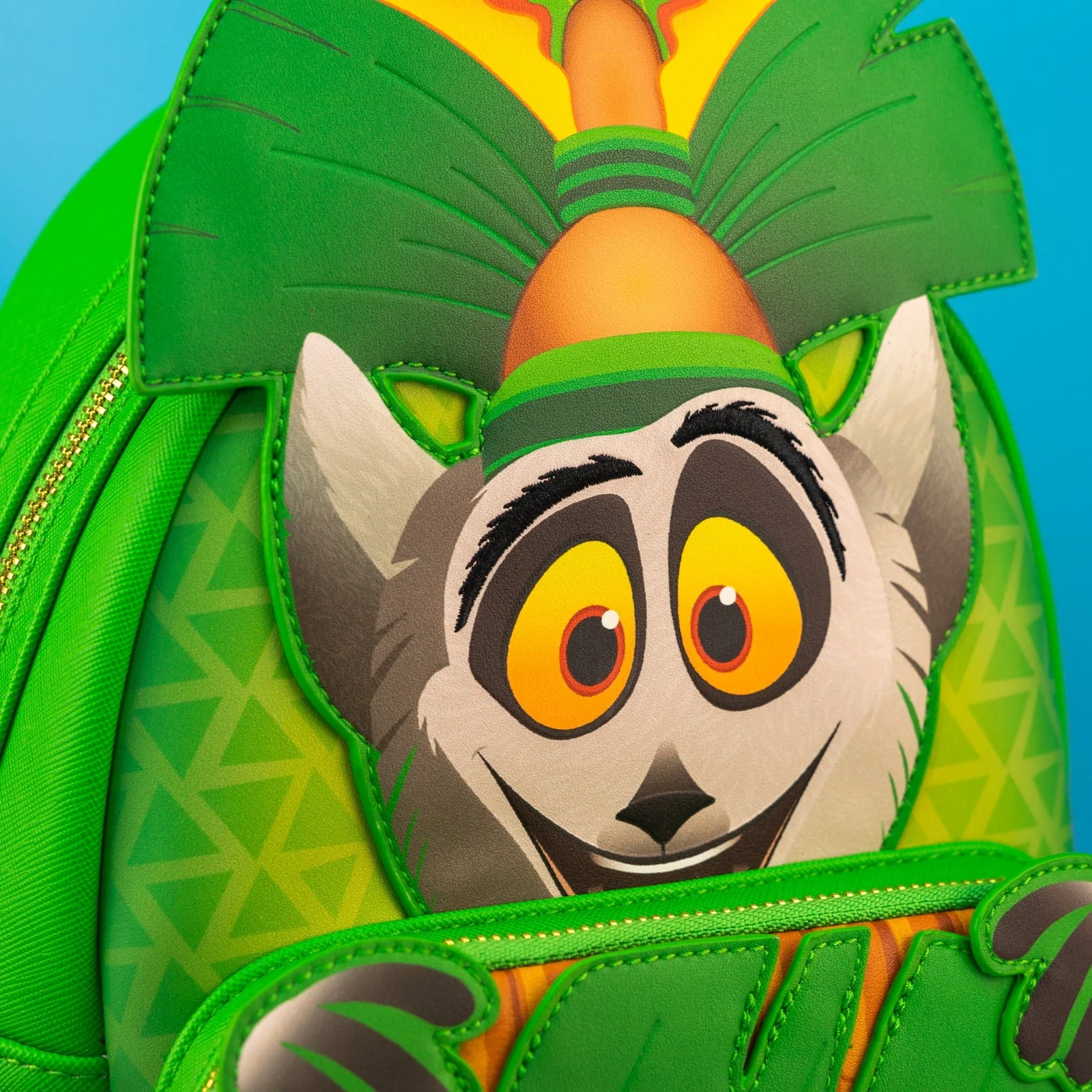Loungefly x DreamWorks Madagascar King Julien Cosplay Mini Backpack - Image 3