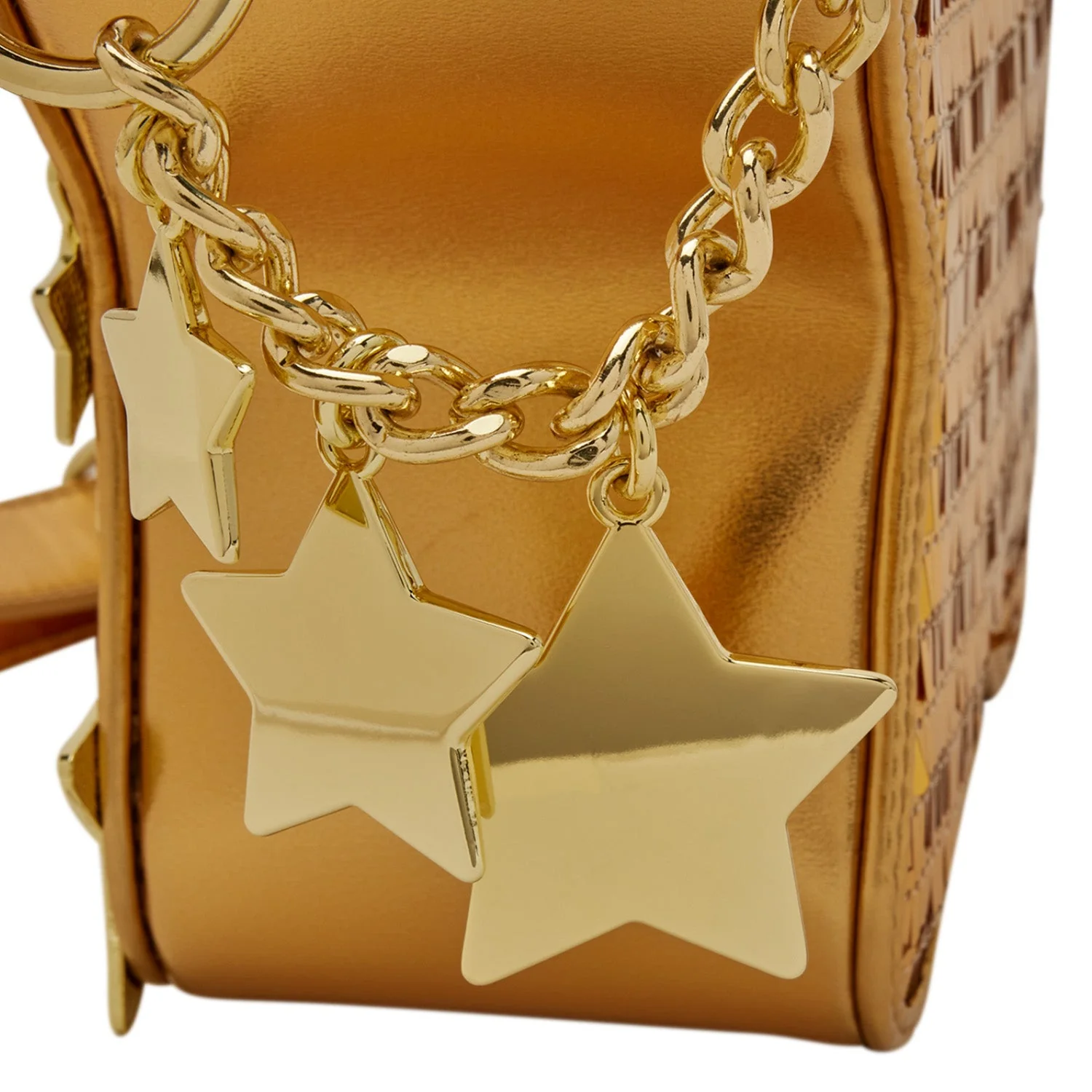 Loungefly Originals Figural Gold Stars Sequin Crossbody Bag - Image 5