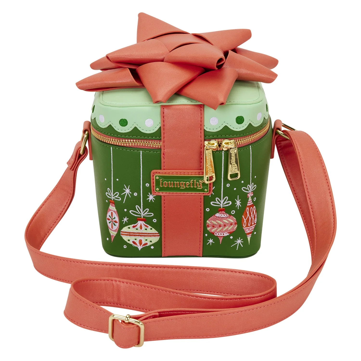 Loungefly Originals Figural Holiday Gift Crossbody Bag - Image 3