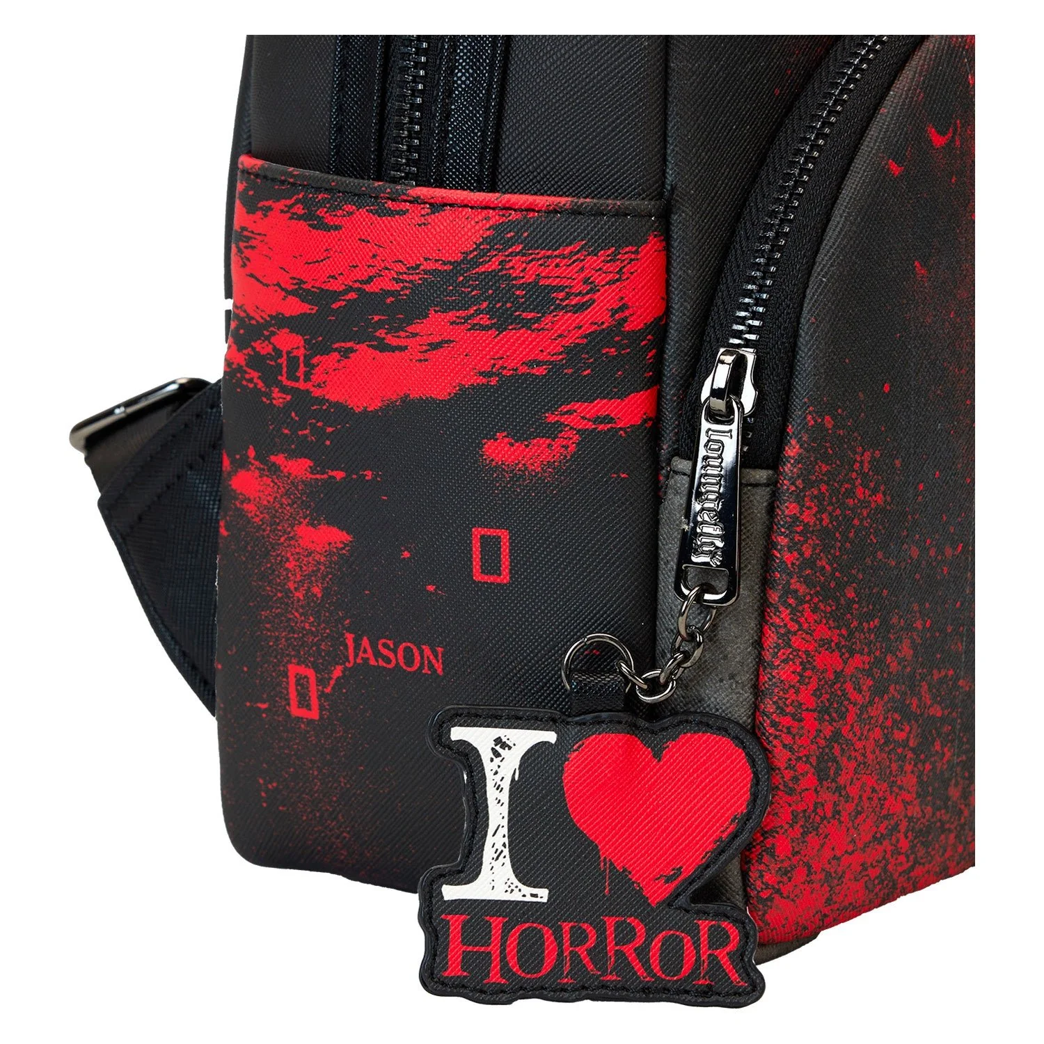 Loungefly x Friday the 13th I Heart Horror Mini Backpack - Image 2