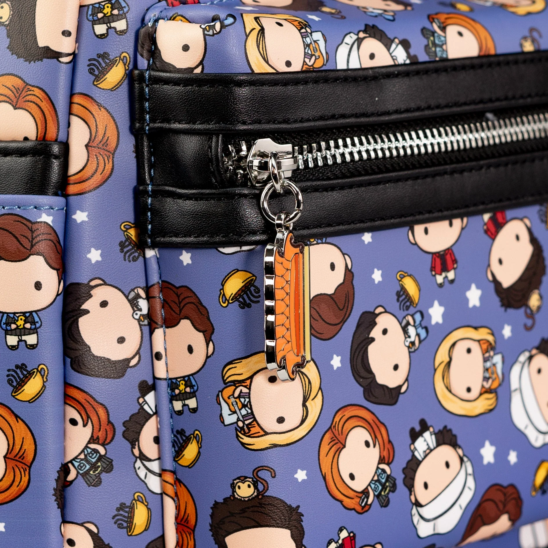 Loungefly x Friends Character Chibi AOP Mini Backpack - Image 5