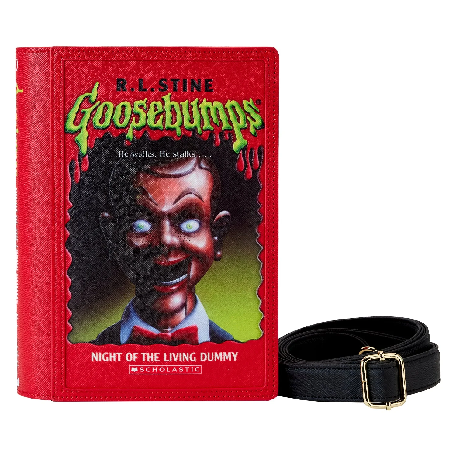 Loungefly x Goosebumps Slappy Book Cover Crossbody Bag - Image 2