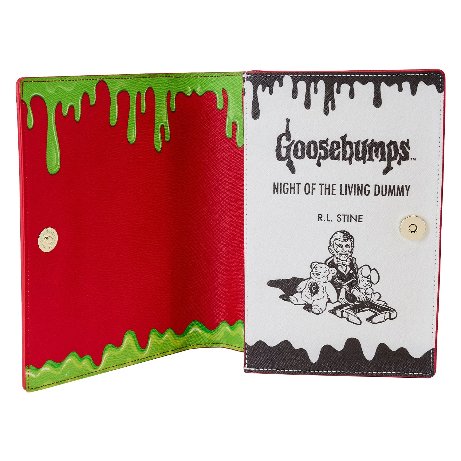 Loungefly x Goosebumps Slappy Book Cover Crossbody Bag - Image 6
