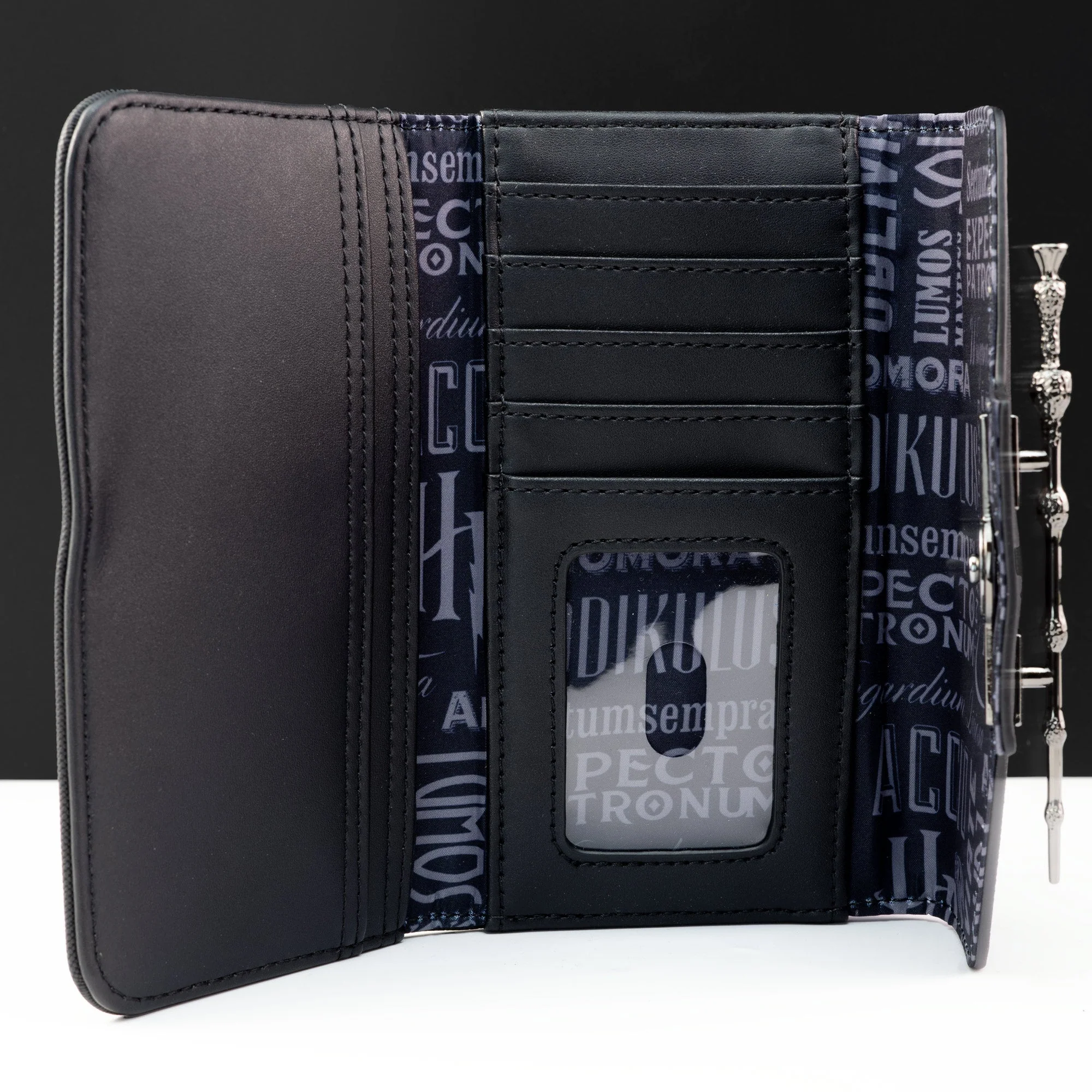 Loungefly x Harry Potter Black Saffiano Elder Wand Wallet - Image 3