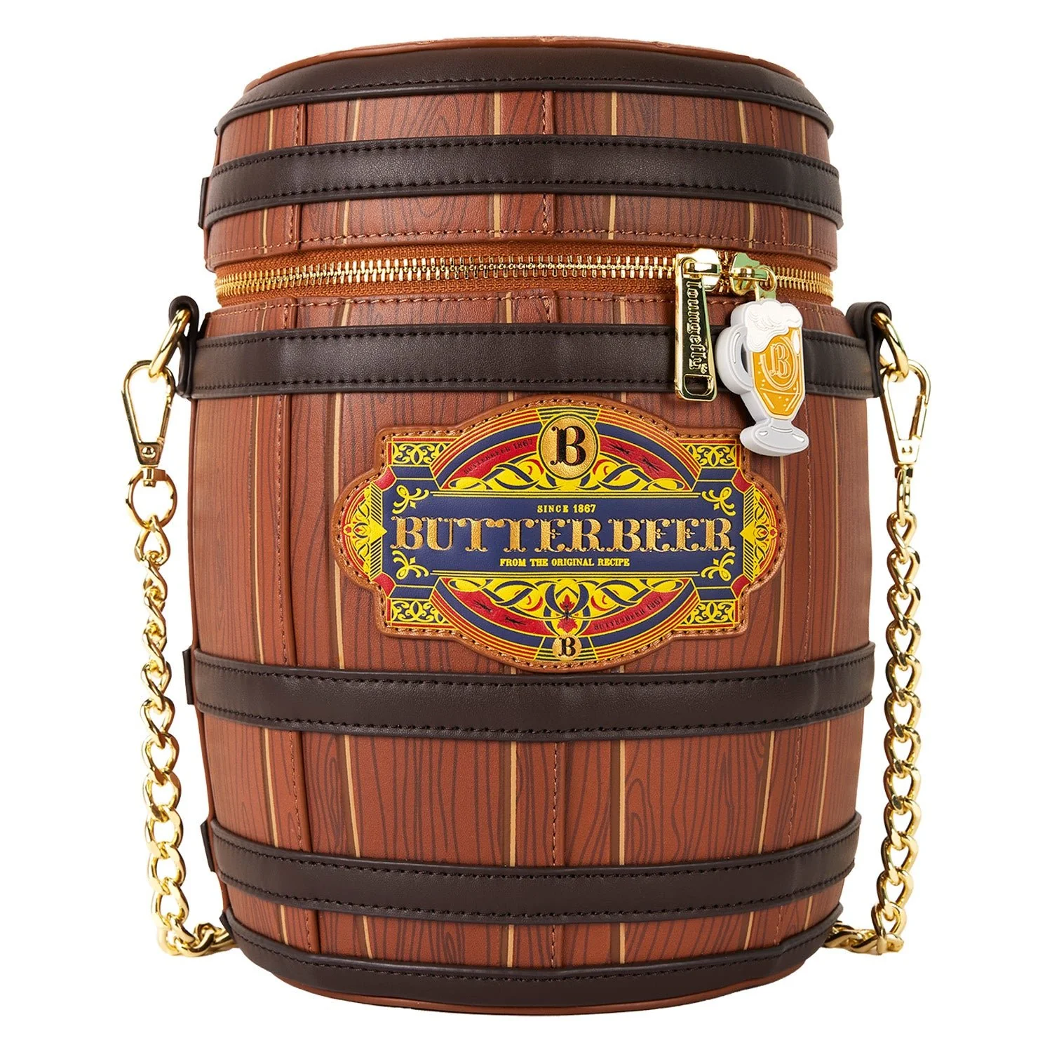 Loungefly x Harry Potter Butterbeer Barrel Crossbody Bag - Image 2