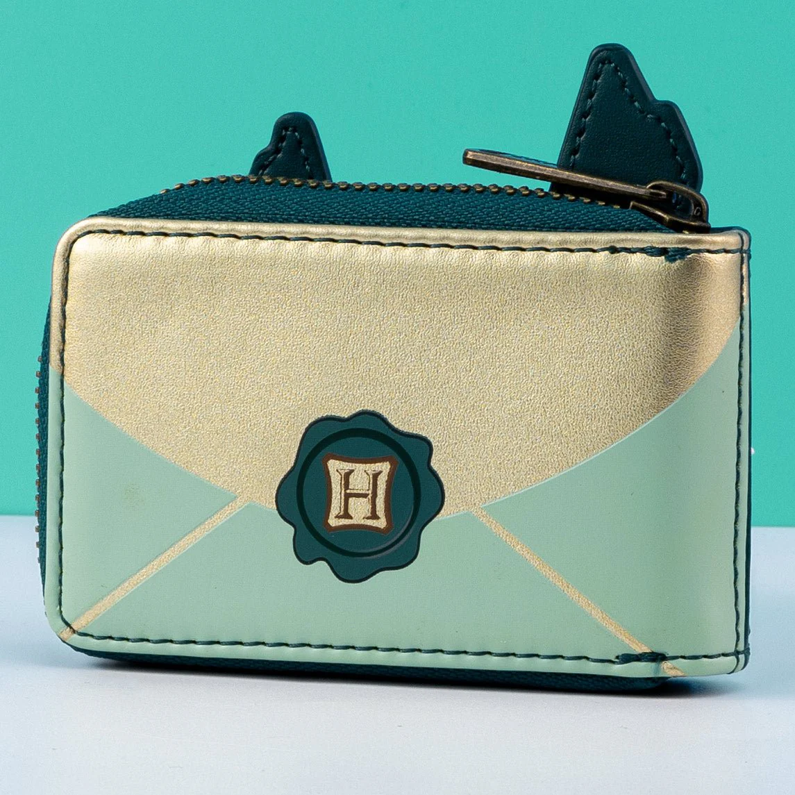 Loungefly x Harry Potter Golden Hogwarts Castle Accordion Wallet - Image 2