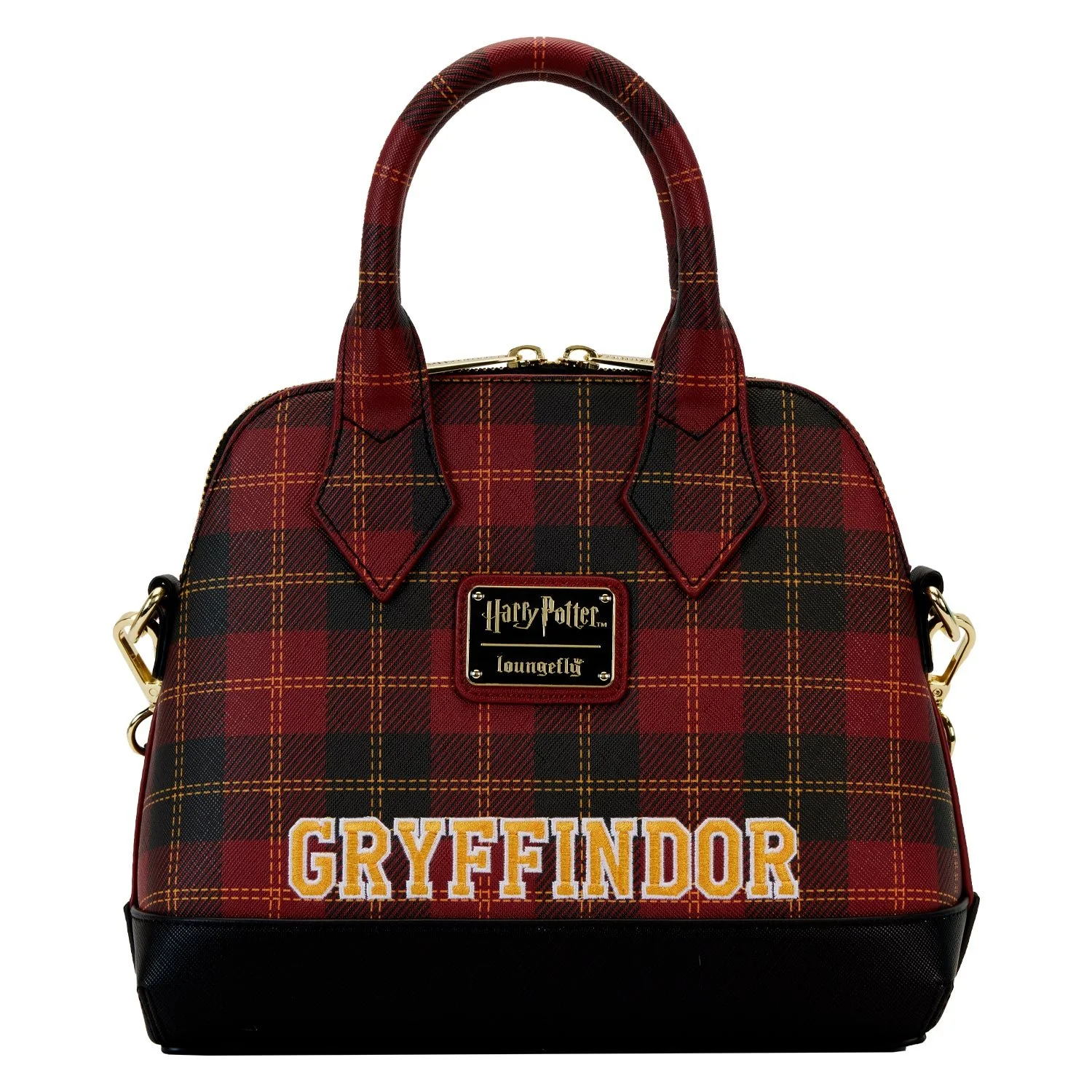 Loungefly x Harry Potter Gryffindor Varsity Plaid Crossbody Bag - Image 5