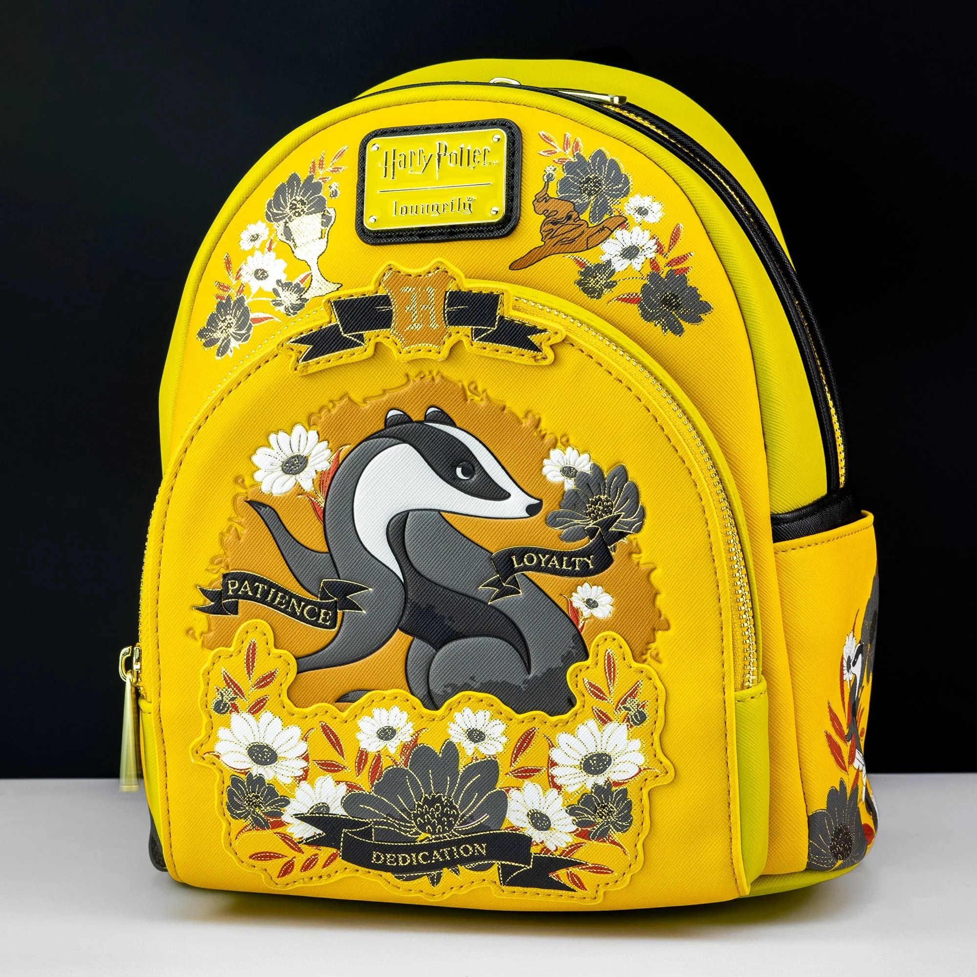 Loungefly x Harry Potter Hufflepuff House Tattoo Mini Backpack