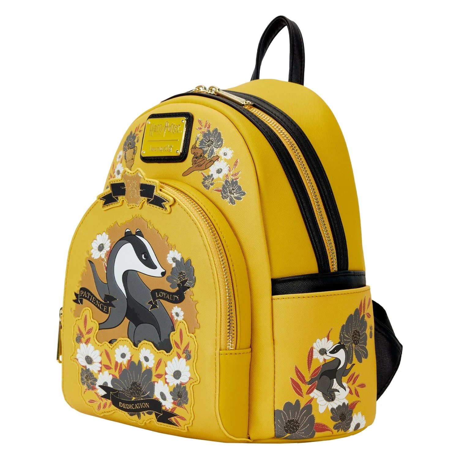 Loungefly x Harry Potter Hufflepuff House Tattoo Mini Backpack - Image 2