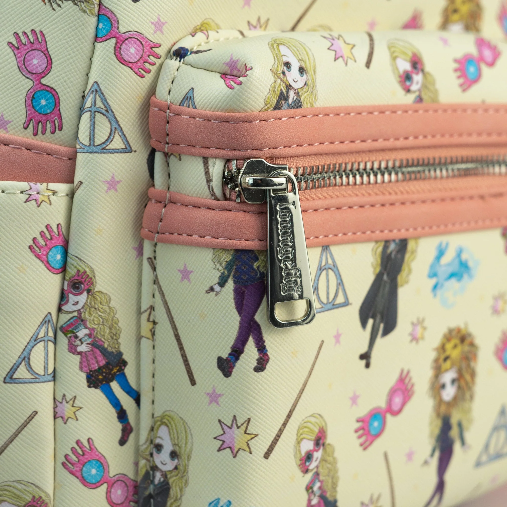 Loungefly x Harry Potter Luna Lovegood All Over Print Mini Backpack - Image 3