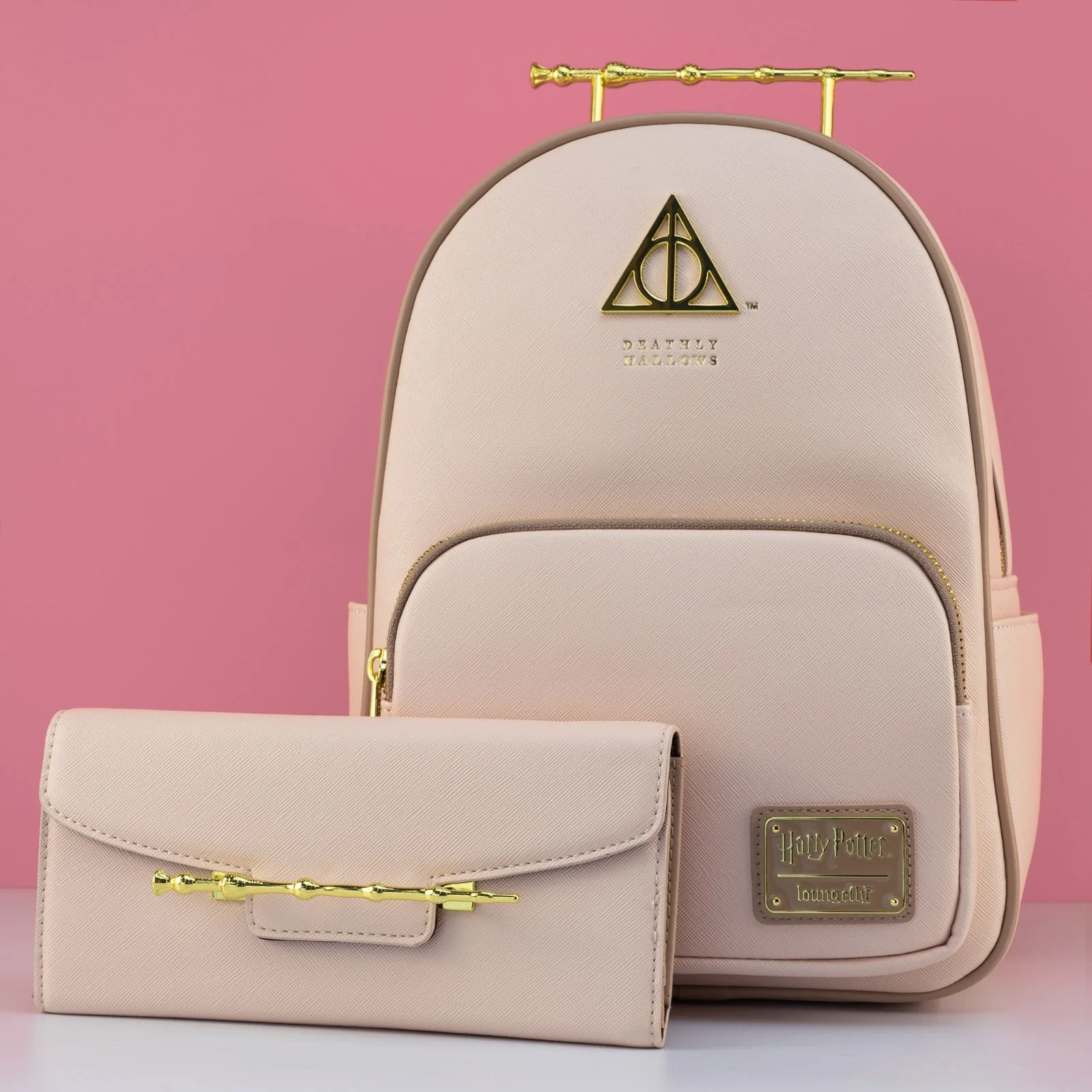 Loungefly x Harry Potter Pink Elder Wand Mini Backpack - Image 8