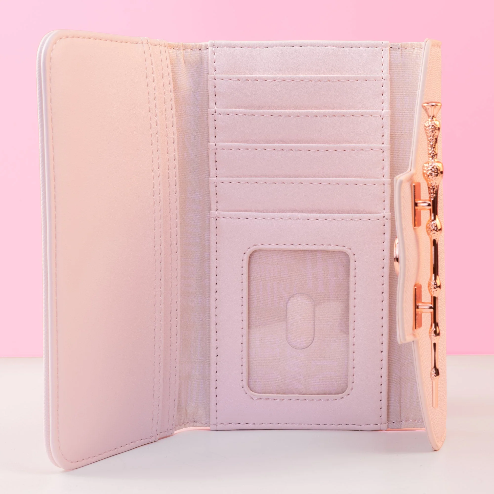 Loungefly x Harry Potter Pink Saffiano Elder Wand Wallet - Image 3