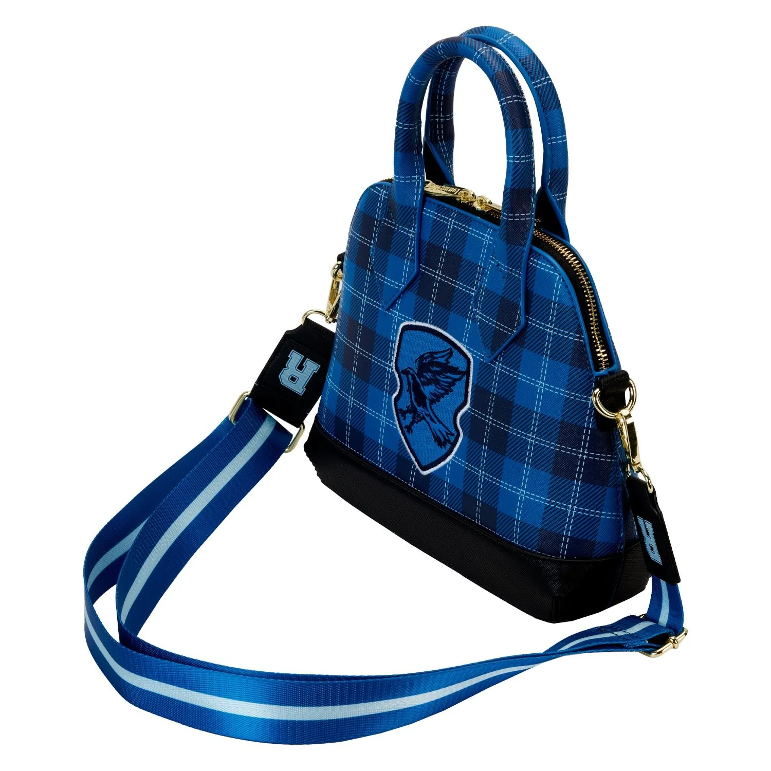 Loungefly x Harry Potter Ravenclaw Varsity Plaid Crossbody Bag - Image 4