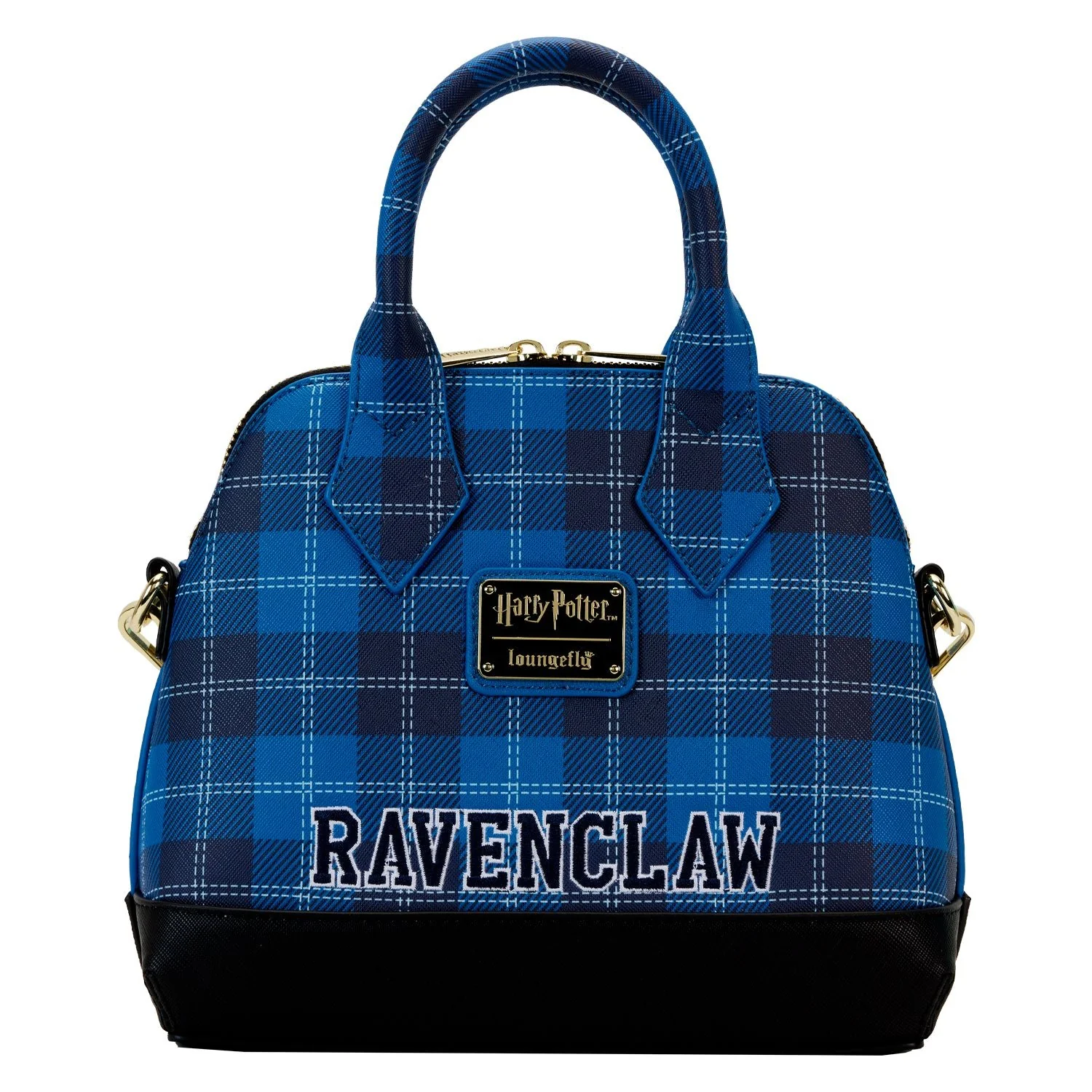 Loungefly x Harry Potter Ravenclaw Varsity Plaid Crossbody Bag - Image 5