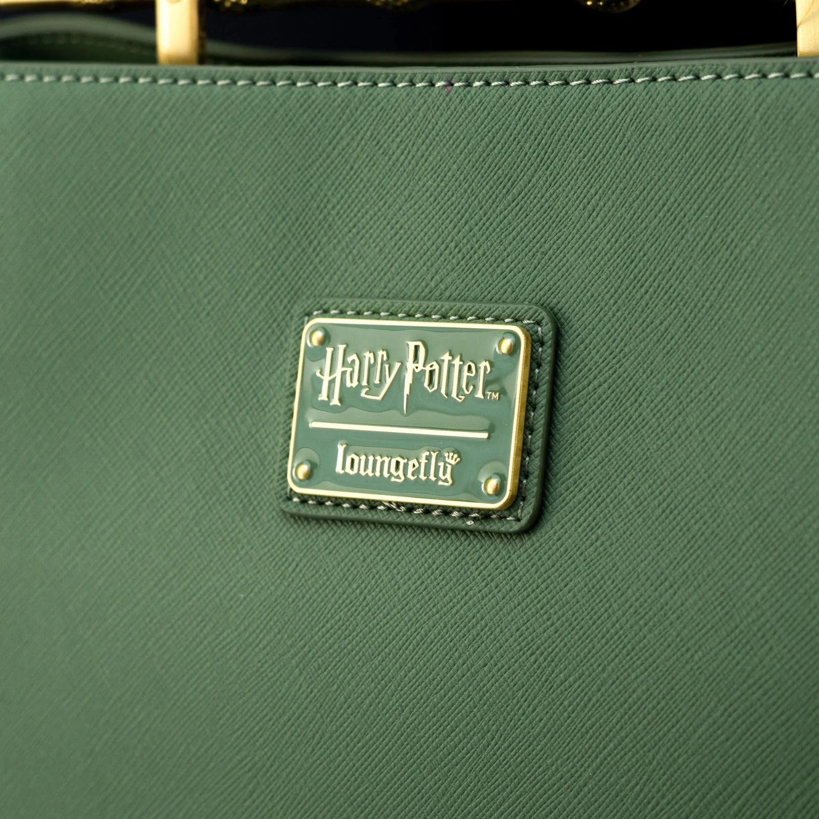 Loungefly x Harry Potter Sage Saffiano Elder Wand Crossbody Handbag - Image 3