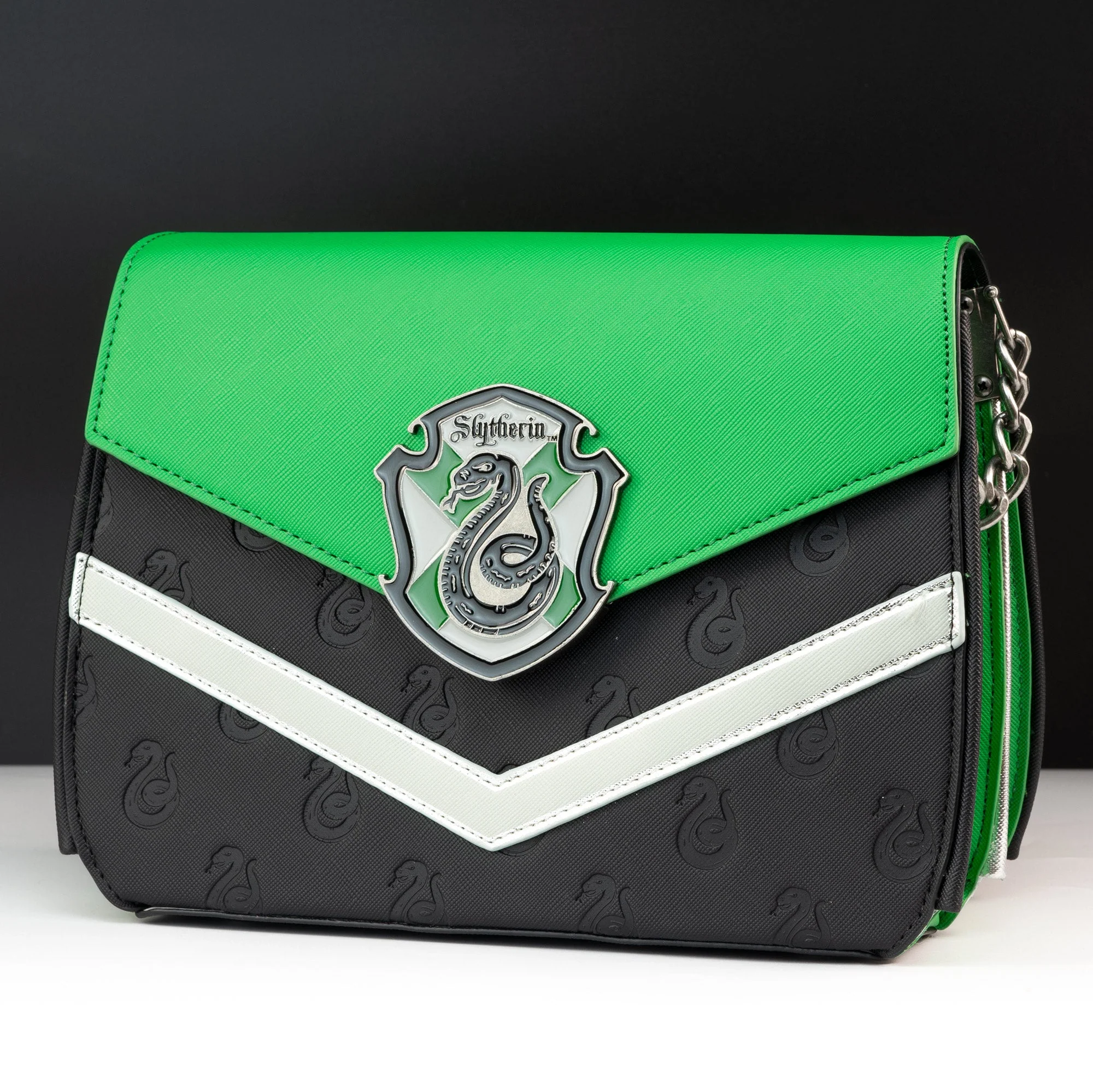 Loungefly x Harry Potter Slytherin Chain Strap Crossbody Bag - Image 2