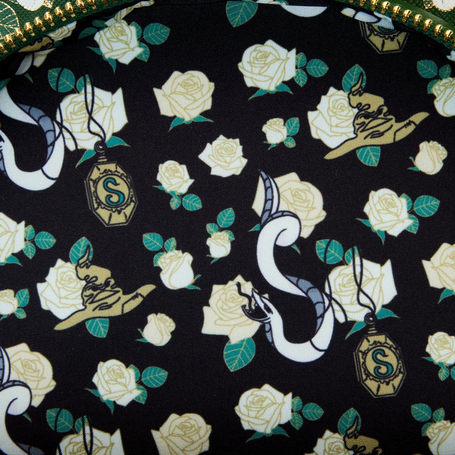 Loungefly x Harry Potter Slytherin House Tattoo Mini Backpack - Image 6