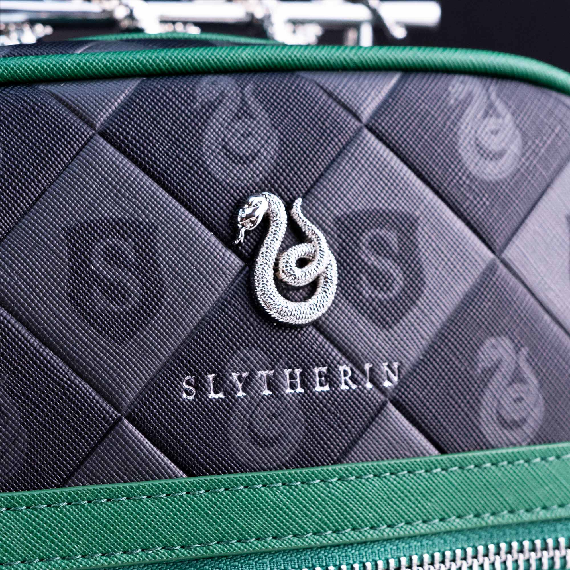 Loungefly x Harry Potter Slytherin Metal Snake Mini Backpack - Image 2