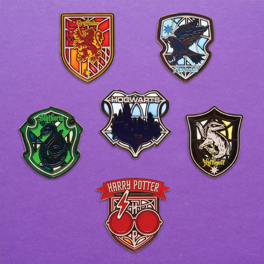 Loungefly x Harry Potter Stained Glass Blind Box Mystery Pin