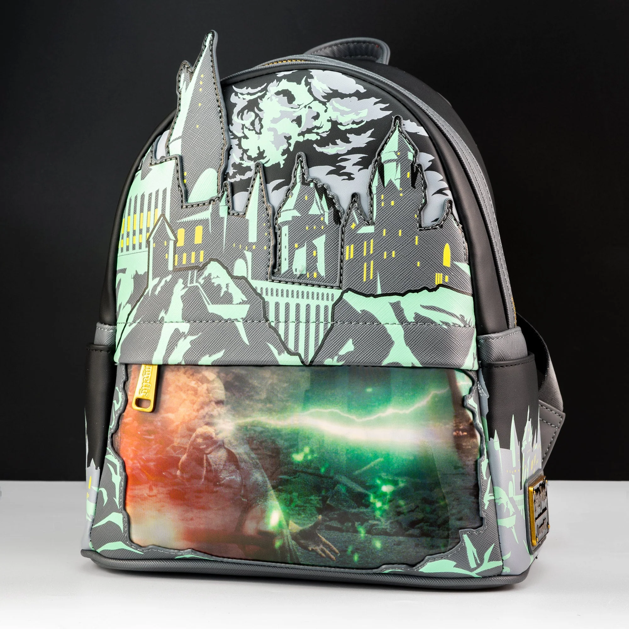 Loungefly x Harry Potter The Battle for Hogwarts Lenticular Mini Backpack - Image 9